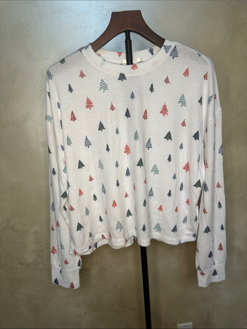 Z Supply Alpine Tree Long Sleeve Top sz M - Picture 2 of 8